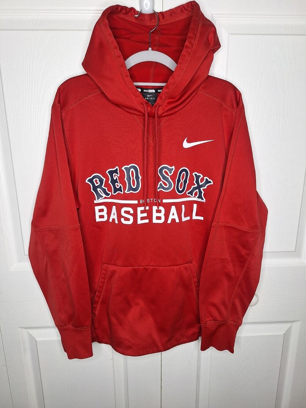 Nike Boston Red Sox Fleece Pullover Performance Hoodie size Small Men's